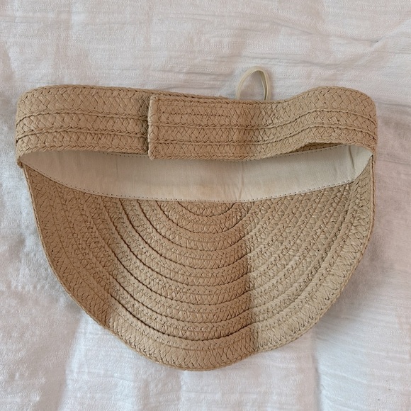 Madewell Packable Braided Straw Visor - Picture 3 of 4